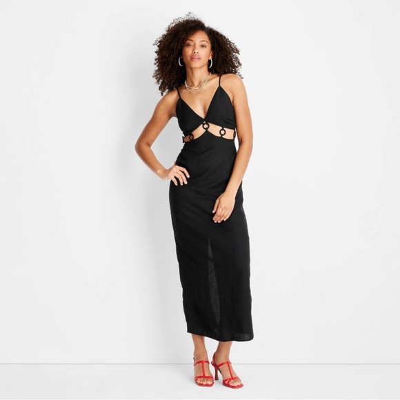 Women's Sleeveless Ring Detail Maxi Dress - Future Collective with Jenee Naylor - Picture 1 of 3